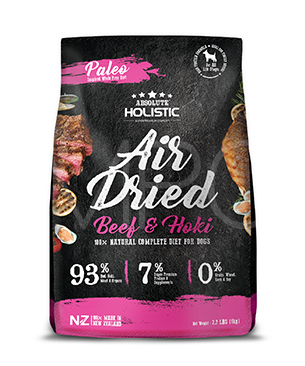アブソルート DOG ホリスティック エアドライ ドッグフード ビーフ&ホキ 1kg