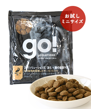 ゴー DOG 消化＋腸の健康ケア サーモン お試しミニサイズ