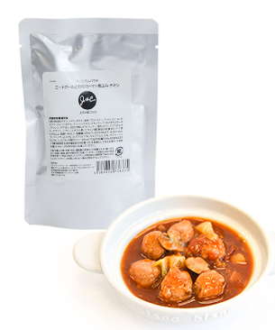 J&C プレミアムパウチ ミートボールと野菜のトマト煮込み チキン