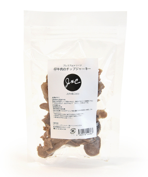 J&C プレミアムトリーツ 仔牛肉のチップジャーキー 50g
