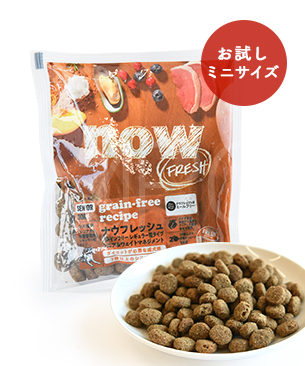ナウフレッシュ DOG グレインフリー シニア&ウェイトマネジメント お試しミニサイズ