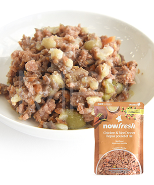 ナウフレッシュ DOG レトルトパウチ チキン＆玄米ディナー 79g