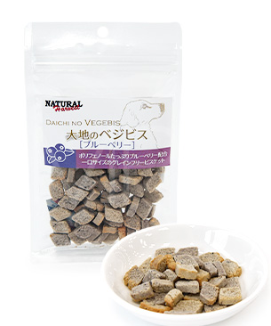 ナチュラルハーベスト 大地のベジビス ブルーベリー 45g