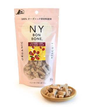 NY BON BONE クランベリーチーズ -80g