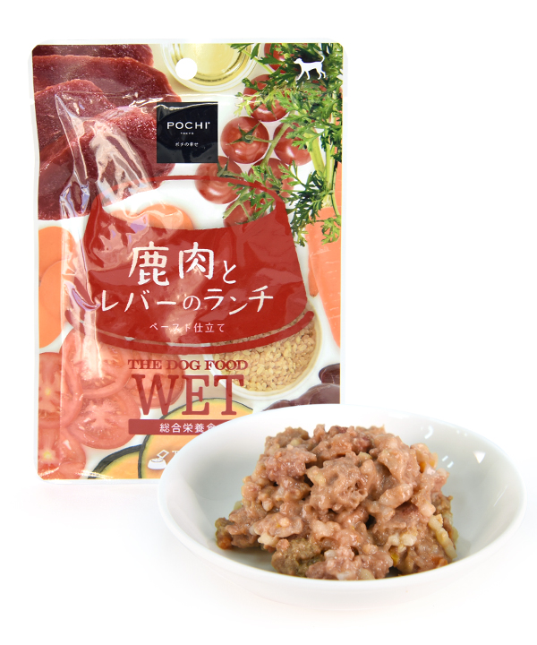POCHI ザ・ドッグフード ウェット 鹿肉とレバーのランチ