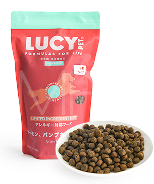 ルーシーペット　ＤＯＧ　サーモン・パンプキン＆キヌア　小粒